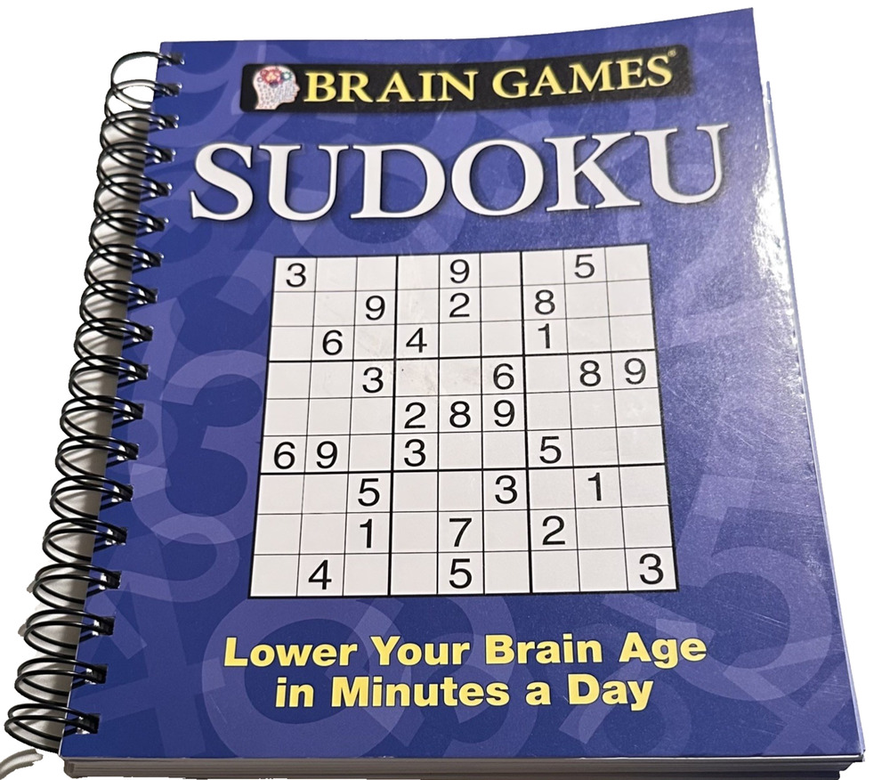 Brain Games - Sudoku #1 Spiral Bound New